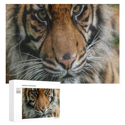 Wildwood 300 Teile Holzpuzzle Tiger Puzzle Lindenholz Wildlife Art zum Verschenken von Generisch