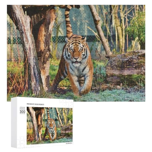 Wildwood 300 Teile Tiger Puzzle Lindenholz Handwerk für entspannte Nachmittage von Generisch