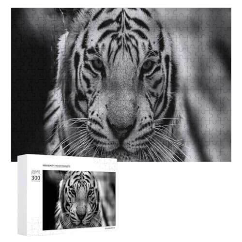 Wildwood Tiger Illustration Puzzle 300 Teile, Lindenholz Puzzle zur Entspannung Wildwood Tiger Illustration Puzzle 300 Teile, Lindenholz Puzzle zur Entspannung von Generisch