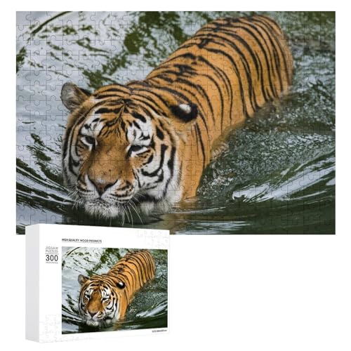 Wildwood Tiger Illustration Puzzle 300 Teile Lindenholz Wildlife Kunst für Familien Wildwood Tiger Illustration Puzzle 300 Teile Lindenholz Wildlife Kunst für Familien von Generisch