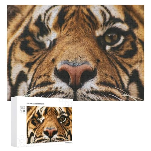 Wildwood Tiger Kunst-Puzzle, 300 Teile, Lindenholz-Puzzle für Erwachsene, Jugendliche und Kinder Wildwood Tiger Kunst-Puzzle, 300 Teile, Lindenholz-Puzzle für Erwachsene, Jugendliche und Kinder von Generisch