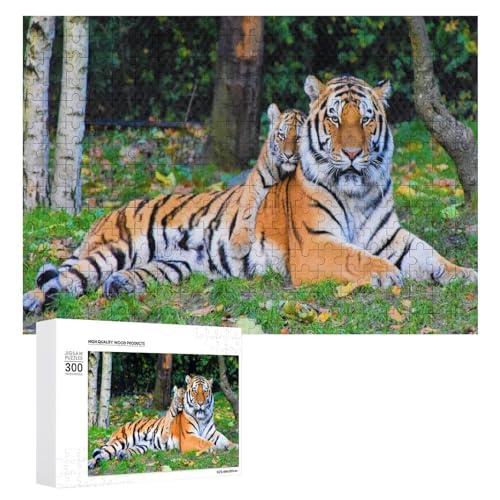 Wildwood Tiger Puzzle 300 Teile, Lindenholz Puzzle für Stressabbau und Spaß Wildwood Tiger Puzzle 300 Teile, Lindenholz Puzzle für Stressabbau und Spaß von Generisch