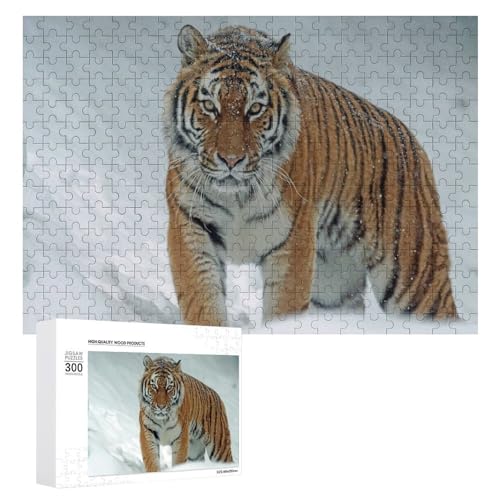 Wildwood Tiger Thema Puzzle, 300 Teile Lindenholz Wildlife Kunst für Dekor von Generisch