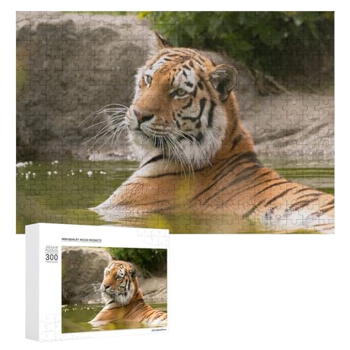 Wildwood Wildlife Tiger Puzzle 300 Teile, Lindenholz Puzzle zur Entspannung Wildwood Wildlife Tiger Puzzle 300 Teile, Lindenholz Puzzle zur Entspannung von Generisch