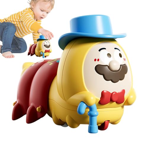 Wind-Up Caterpillar, Crawling Toys, Animal Walking Educational Kids, Interactive Toddler Activity Toy, Clockwork Caterpillar for Boys & Girls, Preschool, 11.7x6.5x7.6cm Wind-Up Caterpillar, Crawling Toys, Animal Walking Educational Kids, Interactive Toddler Activity Toy, Clockwork Caterpillar for Boys & Girls, Preschool, 11.7x6.5x7.6cm von Generisch