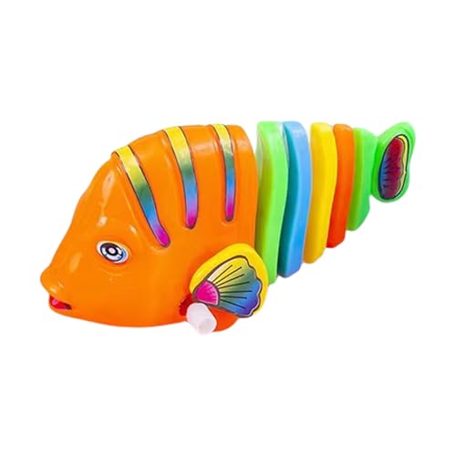 Wind Up Swimming Fish - Clockwork Cartoon Fish- Bath Toys- Floating Fish Toys, | Water Playtime Toys Children Entertainment, Funny Colorful Fish Figures for Pool Tub Activity von Generisch