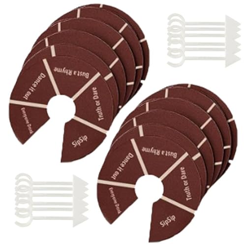 Wine Not Spin-Fun Party-Trinkspiel für Erwachsene, Weinglas-Spinner, Party-Spinner, Trinkparty, Roulette, Glasspiel, Wein Wine Not Spin-Fun Party-Trinkspiel für Erwachsene, Weinglas-Spinner, Party-Spinner, Trinkparty, Roulette, Glasspiel, Wein von Generisch