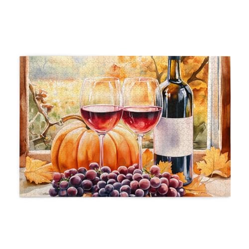 Wine Squash 1000 Teile Puzzle für Erwachsene Holzpuzzles für Erwachsene Geschenke Wohnkultur Wine Squash 1000 Teile Puzzle für Erwachsene Holzpuzzles für Erwachsene Geschenke Wohnkultur von Generisch