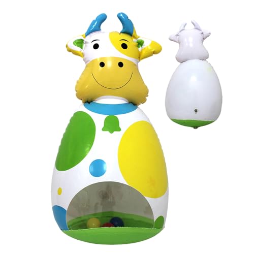 Wobble Toys Inflatable Cow Doll, Interactive Baby Toy Desk and Play, 10.24x9.45x19.69 Inch Portable & Lightweight, Fun Game for Holiday Classroom Bedroom Travel Birthday Boys Girls Backyard Activity Wobble Toys Inflatable Cow Doll, Interactive Baby Toy Desk and Play, 10.24x9.45x19.69 Inch Portable & Lightweight, Fun Game for Holiday Classroom Bedroom Travel Birthday Boys Girls Backyard Activity von Generisch
