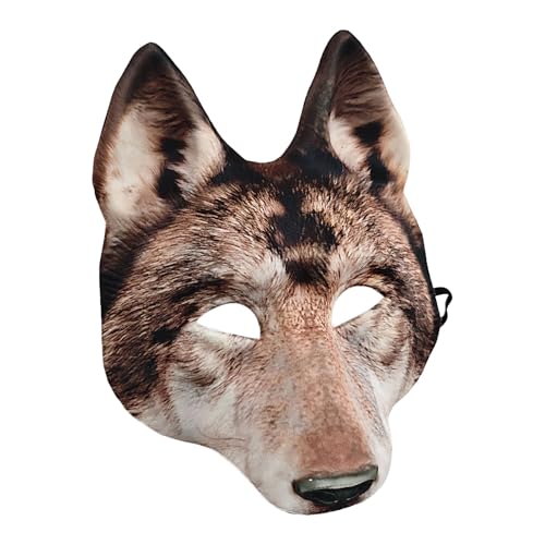 Wolfskopfmaske,Wolfsmaske,Gruselige Tier-Halloween-Maske realistisch | Realistische Gesichtsmaske, Kopfmaske für Erwachsene, gruselige Tier-Halloween-Maske für Halloween-Kostüme Wolfskopfmaske,Wolfsmaske,Gruselige Tier-Halloween-Maske realistisch | Realistische Gesichtsmaske, Kopfmaske für Erwachsene, gruselige Tier-Halloween-Maske für Halloween-Kostüme von Generisch
