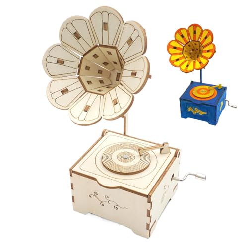 Wooden Music Box, Music Box Puzzle, Puzzle Music Box Model, Classic Gramophone Puzzle, Wooden Puzzle Model, Wooden Gramophone Decor, Wooden Music Box Puzzle Model for Adults Wooden Music Box, Music Box Puzzle, Puzzle Music Box Model, Classic Gramophone Puzzle, Wooden Puzzle Model, Wooden Gramophone Decor, Wooden Music Box Puzzle Model for Adults von Generisch