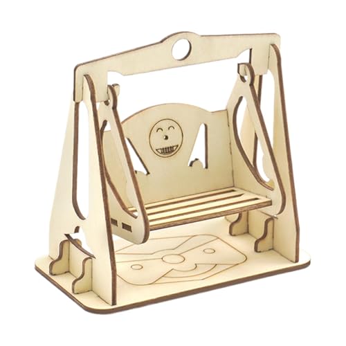 Wooden Swing Puzzle, Swing Ride Mechanical Model Kit, Portable Interactive Wood Swinging Model Crafts, Leak Proof and Compact Sway Miniature, 11.5x6.5x11cm/4.53x2.56x4.33 Inches Wooden Swing Puzzle, Swing Ride Mechanical Model Kit, Portable Interactive Wood Swinging Model Crafts, Leak Proof and Compact Sway Miniature, 11.5x6.5x11cm/4.53x2.56x4.33 Inches von Generisch