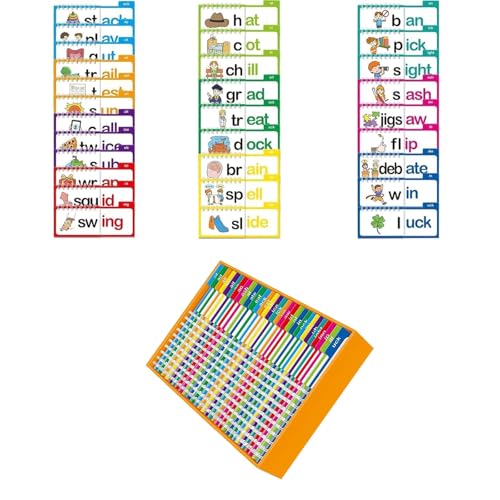 Wortfamilien Buchstaben-Sound-Karteikarten, ABC-Vokabelkarteikarten, Wortfamilien, Lernkarte, 30 Lese- und Reim-Flip-Bücher Wortfamilien Buchstaben-Sound-Karteikarten, ABC-Vokabelkarteikarten, Wortfamilien, Lernkarte, 30 Lese- und Reim-Flip-Bücher von Generisch