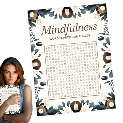 Wortsuche Puzzle Bücher, Erwachsene Word -Suchbücher, Wort Finden Rätsel, Gehirnübungsspiele, Unterhaltungsaktivitäten für Erwachsene Senioren Teenager von Generisch