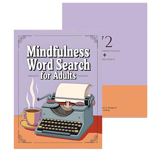 Wortsuche Puzzle Bücher, Erwachsene Word -Suchbücher,Wort Finden Rätsel - Tragbare Gehirnübungsspiele, Unterhaltungsaktivitäten für Zeitvertreib Wartezimmer von Generisch
