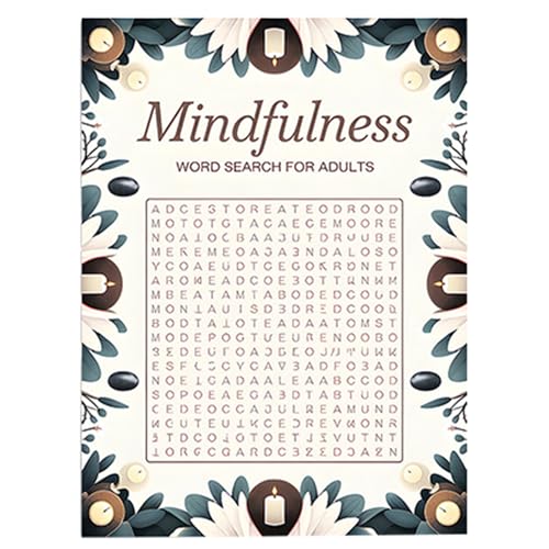 Wortsuche Puzzle Bücher, Erwachsene Word -Suchbücher,Wort Finden Rätselaktivität - Tragbare Unterhaltungsspiele, Gehirnübungsaktivitäten für Erwachsene Senioren Teenager von Generisch