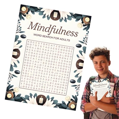 Wortsuche Puzzle Bücher, Erwachsene Word -Suchbücher | Wort Finden Rätselaktivität | Tragbare Gehirnübungsspiele, Unterhaltungsaktivitäten für Zeitvertreib Wartezimmer von Generisch