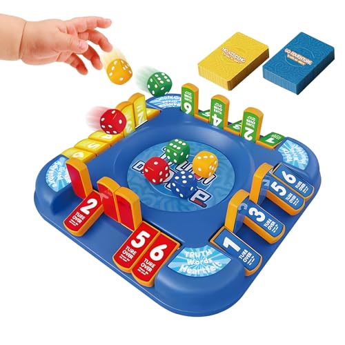 Würfel Brettspiel,Familienspiele Für 2-6 Spieler | 2-6 Spieler Gesellschaftsspiel Für Campingurlaub Geburtstagsfeiern Picknick Garten Würfel Brettspiel,Familienspiele Für 2-6 Spieler | 2-6 Spieler Gesellschaftsspiel Für Campingurlaub Geburtstagsfeiern Picknick Garten von Generisch