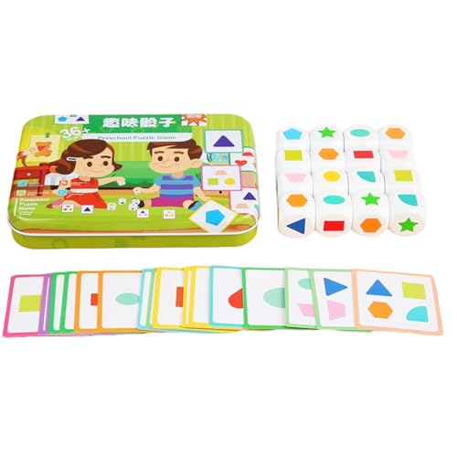 Würfel für Klassenzimmer, Formsortierer für 1-3 - Fun Fidget Dice Cartoon Formpassungsspiel mit Box | -Reisespielzeug für Valentinstag, Schule, Zuhause, Eltern-Kind-Interaktion Würfel für Klassenzimmer, Formsortierer für 1-3 - Fun Fidget Dice Cartoon Formpassungsspiel mit Box | -Reisespielzeug für Valentinstag, Schule, Zuhause, Eltern-Kind-Interaktion von Generisch