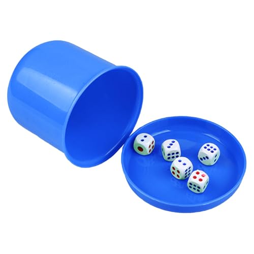 Würfelbecher-Set – Premium Würfel-Shaker-Becher mit leichtgängigem Rollen | Langlebiges Würfel-Stapelbecher-Set für geschickte Stapelspiele | Lustiges Würfelspiel für Bbar-Abende, Partys und von Generisch