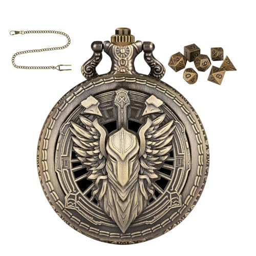 Würfelset Aus Metall | Kleines Würfelset | 7X Würfel Im Taschenuhrengehäuse | Reisebrettspiele Für Männer Und Frauen, Rollenspiel-Brettspielzubehör | Spielwürfel Mit Retro Würfelset Aus Metall | Kleines Würfelset | 7X Würfel Im Taschenuhrengehäuse | Reisebrettspiele Für Männer Und Frauen, Rollenspiel-Brettspielzubehör | Spielwürfel Mit Retro von Generisch