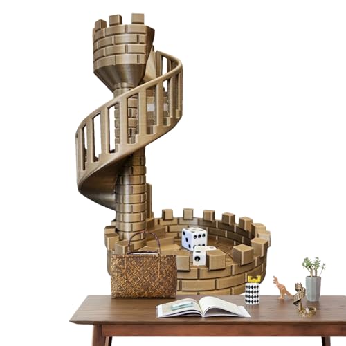 Würfelturm | Würfelturm Schloss | Schreibtischdekoration, Würfelburgturm | Miniaturspiele Und Brettspiele | Würfelturm, Burg, Siebturm, Ornamente, Antikes Römisches Burgthema, Würfelrolltur von Generisch