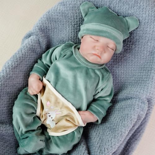 Wunderschöne Reborn Baby Puppe – 18 Zoll mit realistischen Details kleine Puppenfans Wunderschöne Reborn Baby Puppe – 18 Zoll mit realistischen Details kleine Puppenfans von Generisch