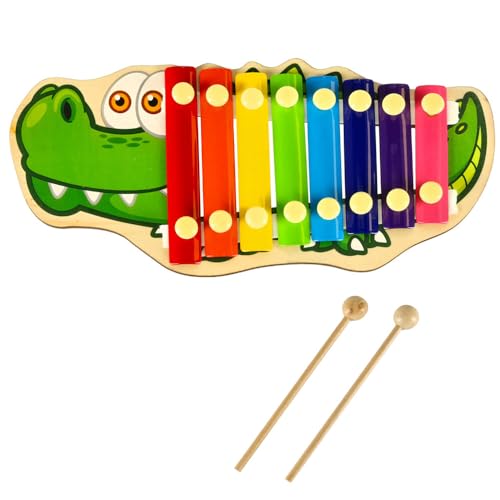 Xylophon Kinder Xylophon Holz für Kinder 1 2 3 Jahre Spiele Holz Bunte Musikinstrumente Kinder Spielzeug Kinder Musikspielzeug Für Kinder Geschenke - Krokodil Xylophon Kinder Xylophon Holz für Kinder 1 2 3 Jahre Spiele Holz Bunte Musikinstrumente Kinder Spielzeug Kinder Musikspielzeug Für Kinder Geschenke - Krokodil von Generisch
