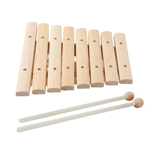 Xylophone Musical Toy, 8-Tone Kids Percussion, Colorful Instrument Set, Precision Tuned, Child-Safe Design, Boho Style, Perfect for , Boys, Girls, Preschool, Birthday Gift, 23.5x21.5x2.5cm von Generisch