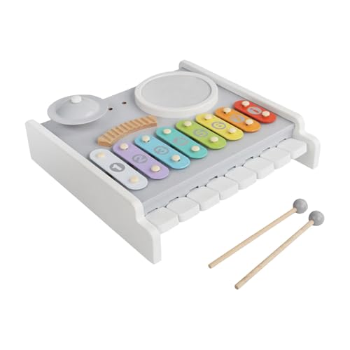Xylophone Musical Toy, Kids Percussion Instrument, Multi-Functional & Educational, Colorful Drum Set, Ideal for Boys & Girls Cognitive Development & Creativity, 11.81x11.61x2.76 in Xylophone Musical Toy, Kids Percussion Instrument, Multi-Functional & Educational, Colorful Drum Set, Ideal for Boys & Girls Cognitive Development & Creativity, 11.81x11.61x2.76 in von Generisch