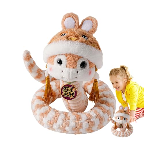 Year Of The Snake Plush, Chinese New Year Snake Mascot, Lucky Snake New Year Toy, Snake Stuffed Animal Plush, Chinese New Year Home Decoration, Festive Appeal, Easily Maintained For Home Decoration Year Of The Snake Plush, Chinese New Year Snake Mascot, Lucky Snake New Year Toy, Snake Stuffed Animal Plush, Chinese New Year Home Decoration, Festive Appeal, Easily Maintained For Home Decoration von Generisch
