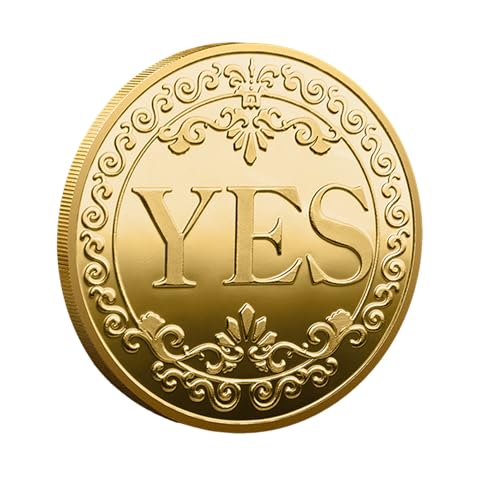 Yes No Coin, Metal Decision Maker Lucky Coin, Double-Sided Collectible Choice Coin, Get The Started, Fun Decision Maker, Souvenir Gift for Collectors, Birthday, 1.5 Inches Yes No Coin, Metal Decision Maker Lucky Coin, Double-Sided Collectible Choice Coin, Get The Started, Fun Decision Maker, Souvenir Gift for Collectors, Birthday, 1.5 Inches von Generisch
