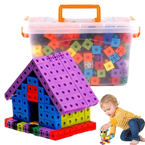 Zählblöcke für Kinder,Zählwürfel | Buntes Lernspielzeug, das Würfel und Mathematikblöcke verbindet,Lustiger, robuster Mathe-Würfel für Zuhause, Schule, Feiern des Kindertags, für und Mädchen Zählblöcke für Kinder,Zählwürfel | Buntes Lernspielzeug, das Würfel und Mathematikblöcke verbindet,Lustiger, robuster Mathe-Würfel für Zuhause, Schule, Feiern des Kindertags, für und Mädchen von Generisch