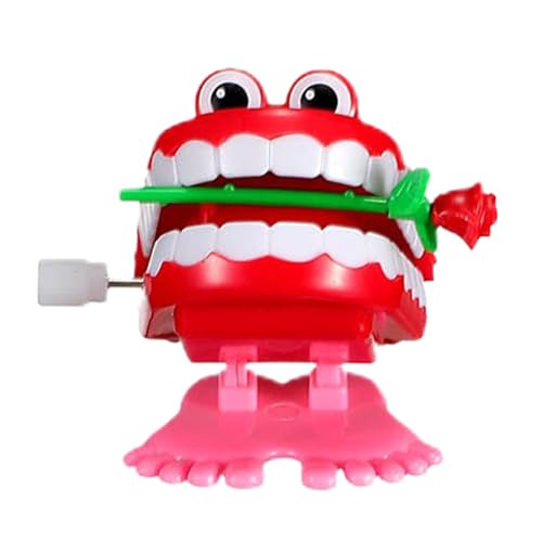 Zähneknirschen Beenden Das Spielzeug - Mechanische Spazierzähne Mit Kleine Füße, Vintage Animiertes Knebelgeschenk | Lustige praktische Scherzneuheit für Mädchen, Witze Zähneknirschen Beenden Das Spielzeug - Mechanische Spazierzähne Mit Kleine Füße, Vintage Animiertes Knebelgeschenk | Lustige praktische Scherzneuheit für Mädchen, Witze von Generisch
