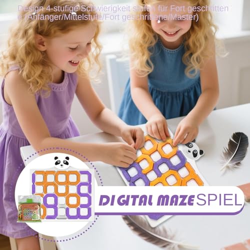 Zahlenrätsel Spiel,Feinmotorik Brettspiel | Pädagogisches Interaktives Spielzeug für Vorschulkinder zur Entwicklung von Fähigkeiten wie Hand Auge Koordination für das Spielen zu Hause und auf von Generisch