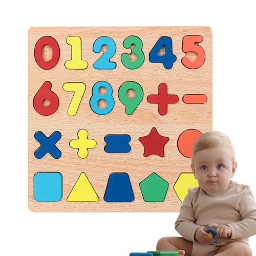 Zahlenrätsel für Kinder, Holzzahlenbrett | Form Erkennungsspielzeug für Kinder - Holznummer Puzzletafel für Kleinkind, Vorschulbildungspersonal für und Mädchen Zahlenrätsel für Kinder, Holzzahlenbrett | Form Erkennungsspielzeug für Kinder - Holznummer Puzzletafel für Kleinkind, Vorschulbildungspersonal für und Mädchen von Generisch