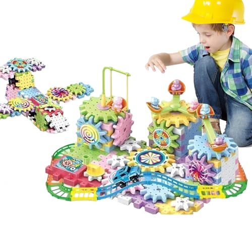 Zahnrad-Bausteine – Elektrisches Zahnrad-Spielzeug, Kreatives Lernset | Baustein-Puzzle, Design- und Bohrspielzeug für Kleinkinder, Steckspiel, Steckspiel für und Mädchen von 3–5 Jahren Zahnrad-Bausteine – Elektrisches Zahnrad-Spielzeug, Kreatives Lernset | Baustein-Puzzle, Design- und Bohrspielzeug für Kleinkinder, Steckspiel, Steckspiel für und Mädchen von 3–5 Jahren von Generisch
