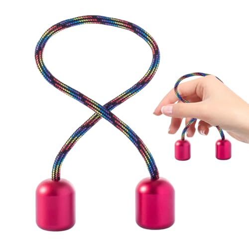 Zappelperlen – Magnetische Stressbälle, sensorisches Kettenspielzeug für Konzentration und Ruhe | Taktiles Zappelwerkzeug für Erwachsene und Kinder mit ADHS-Angstzuständen, leise, langlebige Perlen fü von Generisch