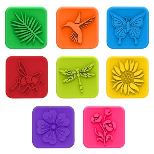 Zappelspielzeug, leicht zu reinigen, 5 cm/1,97 Zoll, sensorische Steine 8 Stücke, Stressabbau Zappelspielzeug, strukturierte Surge-Face, Geburtstag Weihnachten Mädchen Zappelspielzeug, leicht zu reinigen, 5 cm/1,97 Zoll, sensorische Steine 8 Stücke, Stressabbau Zappelspielzeug, strukturierte Surge-Face, Geburtstag Weihnachten Mädchen von Generisch