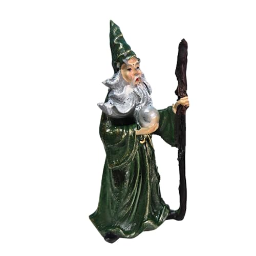 Zauberer Statue Hexe Figur - Zauberer- und Hexenfiguren | Sand-Tischdekorationen, Desktop-Ornament für Halloween-Partys, Halloween-Dekoration für den Innenbereich Zauberer Statue Hexe Figur - Zauberer- und Hexenfiguren | Sand-Tischdekorationen, Desktop-Ornament für Halloween-Partys, Halloween-Dekoration für den Innenbereich von Generisch