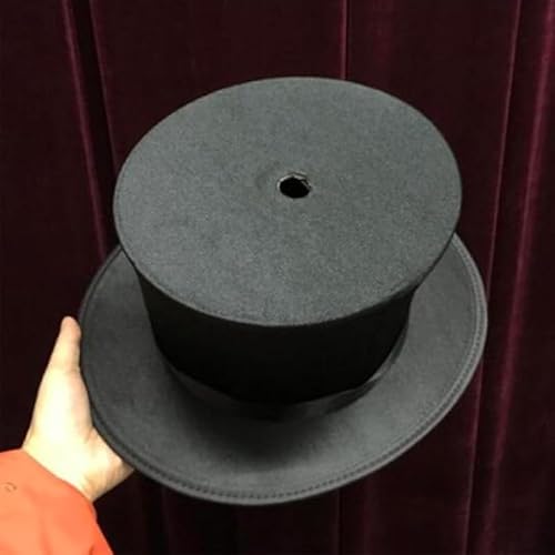 Zauberer Zylinder mit Loch Zaubertricks Bühnen-Illusionen Zubehör Gimmick Requisite kann mit Stock zu Tisch Basis Magie Comedy verwendet werden Zauberer Zylinder mit Loch Zaubertricks Bühnen-Illusionen Zubehör Gimmick Requisite kann mit Stock zu Tisch Basis Magie Comedy verwendet werden von Generisch