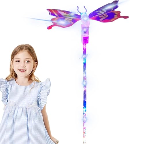 Zauberstäbe für Mädchen – Princess Magics, mit LED-Licht, leuchtender für Kinder | Spielzeug für Kinder, tragbar von Generisch