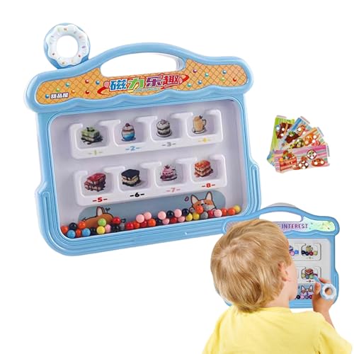 Zeichnungsblock für Kinder, LCD -Schreiben von Tablet - Wiederverwendbares Zeichenbrett mit Perlen,Farbenfrohes Lernwerkzeug, leichtes Schreibtablet für Roadtrips von Generisch