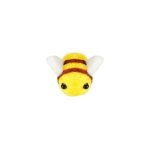 Zelt-Dekorationsbälle für Festivals, Handwerk – Wool Craft – Bienen-Plüschtier Samtiges Häschenplüsch (Multicolor, One Size) von Generisch