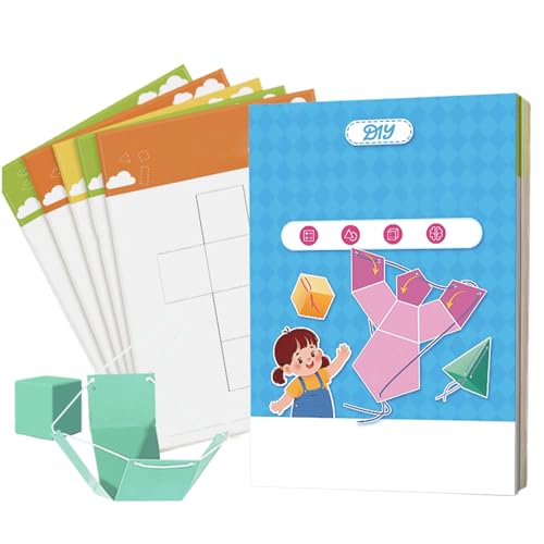 Ziehbild Geometrie Lernbuch | Geometrie Lernbuch Als Spielzeug | 12 Modelle Interaktives Pädagogisches Spielzeug Für Homeschooling Klassenzimmer Spielzimmer Mathematikzentrum Bibliothek von Generisch