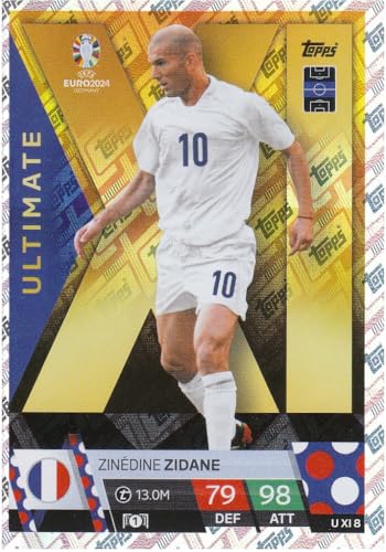 Zinédine Zidane t 13.0M Ultimate Holo Foil Fußball Sammelkarte Frankreich U XI 8 Zinédine Zidane t 13.0M Ultimate Holo Foil Fußball Sammelkarte Frankreich U XI 8 von Generisch