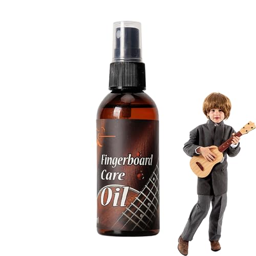 Zitronenöl Für Holzgitarre, Zitronenöl- Für E-Gitarre, Griffbrettöl-Conditioner, 80 Ml Gitarren-Griffbrettpflege, Zitronenöl-Polnisch, Gitarrensaiten-Reiniger Für Die Gitarrenreinigung von Generisch