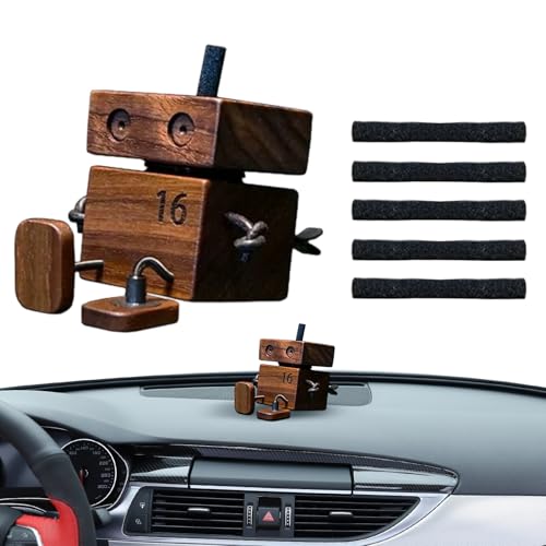 Zitternde Füße Holzpuppe - Holz-Wackelfigur für Herren | Handpuppe beweglich | Playful Auto-Motion-Activated Funny Wood Desktop Decor für Wohnzimmer von Generisch