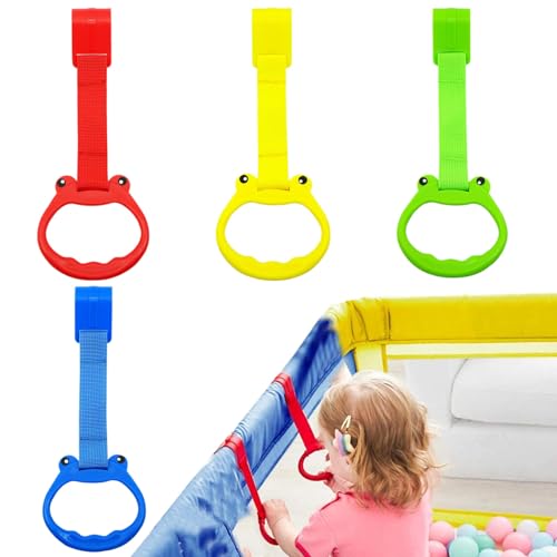 Zugringe für Laufgitter, 4 Stück, sichere Gehhilfe mit Cartoon-Ringen, Kinderzimmerdekoration, Baby-Spielzeug, Laufstall-Zubehör für Silvester Cin Zugringe für Laufgitter, 4 Stück, sichere Gehhilfe mit Cartoon-Ringen, Kinderzimmerdekoration, Baby-Spielzeug, Laufstall-Zubehör für Silvester Cin von Generisch