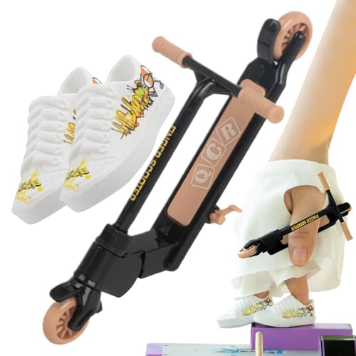 Zwei -Rad -Rollerspielzeug, Mini -Fingersportspiel, Interactive Finger Finger Movement Challenge, Bildungskompetenzaktivität für Jugendmädchen Freunde Familie Kleinkinder Indoor Outdoor Play von Generisch